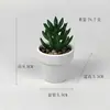 Suculentas Artificiais em Vasos de Barro, Mini Flores Artificiais, Flores Artificiais Transfronteiriças, Enfeites para Decoração de Casa, Plantas Verdes, Bonsai, Biomimético