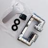 Brazo Mecánico de Grifo Dorado Extensor Universal Boquilla Antisalpicaduras de Dos Velocidades Aireador Giratorio Plata Opcional