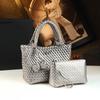 Bolsa Pequena de Palha 2026 Novo Estilo Elegante Transversal Bolsa Mãe e Filha Bolsa Feminina de Couro Genuíno Tote Moderno e Tendência Bolsa de Ombro