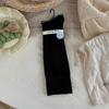 Calcetines de compresión para pantorrilla de Lycra con Botas Otoño e Invierno Algodón Planos Micro-presión JK Calcetines Largos Blancos Sin Hueso Color Básico