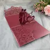 Convite de casamento Aiman Xi noivo e noiva cartão de felicitações tridimensional em papel pérola carta de convite transfronteiriça cartão de bênção convite de casamento