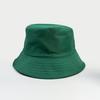 Chapéu de Pescador Reversível Estilo Coreano Simples Casual Versátil Chapéu Bucket Cor Sólida Chapéu de Sol Chapéu de Casal Chapéu Bucket Que Afina o Rosto