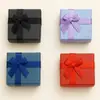 Caja de Papel con Moño en Forma de Nube 4*4cm, Caja de Almacenamiento de Joyería de Alta Gama para Parejas, Caja para Pendientes, Caja para Anillos, Caja de Empaque para Joyería