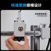 Accesorios para Impresora 3D Ensamblaje Hotend Cabezal de Impresión Boquilla Integrada Cabezal de Extrusión Hotend para Bambu A1/A1 Mini