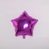 Globo de película de aluminio estrella de 18 pulgadas decoración de lugar para boda Día de San Valentín tablero de luces amor suministros para la disposición de la sala de bodas