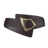 Moda transfronteiriça cintura elástica feminina preto vintage cinto decorativo com vestido casaco suéter camisa cinto largo