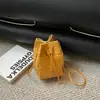 Bolsa Saco com Cordão 2026 Transfronteiriça, Bolsa de Ombro Simples Casual para o Dia a Dia, Bolsa Transversal Colorida Sólida Retro Fashion