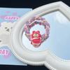 Nueva banda de pelo de esponja para bebé, banda de goma tejida, linda y dulce cuerda para el pelo con forma de corazón para niña, accesorios para el cabello de regalo para novias que combinan con todo.