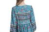 Venda Quente Transfronteiriça Vestido Tássico Boêmio de Manga Longa Estampa Irregular Vestido Longo Amazon wish Vestido Sexy