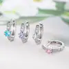 Nuevos Pendientes de Moda Hensen de Estrella de Cinco Puntas, Circonita, Estilo Simple de Nicho Ins, Versátiles, con Pendiente Recto