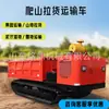 Transportador de Oruga Todoterreno, Transportador de Oruga de Gran Capacidad de Carga, Volquete de Ingeniería Agrícola de 5 Toneladas para Conducir