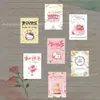 Tarjetas de Felicitación de Cumpleaños Infantiles de Dibujos Animados Creativos Transfronterizas Venta al por Mayor Souvenirs Festivos Tarjetas Pequeñas con Mensaje de Bendición Simple Escrito a Mano