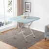 Mesa plegable para el hogar, mesa de comedor sencilla para alquiler de casas, mesa pequeña plegable para dormitorios de estudiantes, mesa cuadrada sencilla