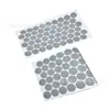 Almohadillas de Silicona para Pies, Almohadillas Antideslizantes, Autoadhesivas, Lisas, Suministradas en Cuadrículas Troqueladas, Amortiguadoras, Resistentes al Desgaste, Unilateral con Respaldo Autoadhesivo