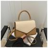 2025 Patchwork Casual Nuevo Estilo Primavera y Verano Estilo Extranjero Moda Estética Simple Bolso Pequeño Cuadrado de un Hombro Cruzado para Mujer
