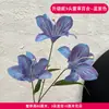 3 Flores de Lirio Simulación 3D Pequeño Libro Rojo Mismo recomendar Boda Decoración de Boda Flor Ventana Fotografía Paisaje