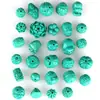 Turquesa Mineral Imitación Meiling Pixiu Cuentas Hebilla de Dragón Pulsera de Cuentas de Dragón Accesorios Culturales Vajra Estrella Luna Bodhi Accesorios
