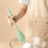 Raspador de Silicone Integrado Cozinha Resistente a Altas Temperaturas Raspador Grande para Bolo Mexer Creme Espátula de Grau Alimentício Espátula de Cozinha