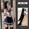 Lingerie sexy sexy paixão na cama traje quente de estudante uniforme jk tentação traje de marinheiro Pijama engraçado manto de batalha