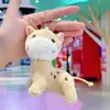 Lindo Bufanda Azul Marino Pato Peluche Colgante Llavero Decoración para Bolso de Pareja Muñeca Juguete Pequeño Juguete de Peluche