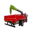 Caminhão Guindaste Yuchai 240 Cavalos Shaanxi Delong G500 com Entre-eixos de 4,2m, Capacidade de 8 Toneladas, Lança de 5 Seções, Veículo de Engenharia para Elevação e Transporte de Carga