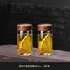 Botella de vidrio para vino de ginseng Gnas sellada de alta gama especial engrosada tarro de vino de alta gama botella vacía de vino medicinal 10 Jin Blanco