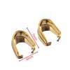 Aço Inoxidável Ouro 18K Fivela Grossa de Melão Cor Dourada Conector de Pingente Fivela de Colar Pulseira Acessórios para Joias DIY