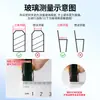 Tira de sellado impermeable para puertas de vidrio de baño, tira adhesiva magnética para puertas corredizas, hueco de puerta, ventana sin marco, tira barrera de agua anti-colisión para cabina de ducha