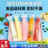 Bolsas desechables para paletas de hielo DIY caseras bolsa para hacer paletas de hielo raspado molde autosellante de grado alimenticio helados paletas de hielo