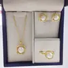 Set de Joyería de Perlas de Agua Dulce Geométrico Cuadrado Simple Francés de Alto Brillo Regalo para Mujer Venta al por Mayor