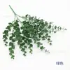Plástico Pequeno Cabo Feixe Haste Longa Eucalipto Planta Biônica Flor Artificial Grama Simulação Verde Plantas Verdes Arranjo de Flores Parede de Fundo Decoração