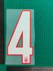 24-25 Benfica Liga de Campeones Paquete de Grupo Local A Estampado de Número y Letra en Camiseta Pegatina de Transferencia de Calor