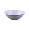 Blanco 67 pulgadas 8 pulgadas Melamina Tazón Frío para Gelatina Imitación Porcelana Tazón con Borde Invertido Tazón para Postre Sopa Tazón para Desayuno Tazón para Congee Tazón para Mezclar Fideos