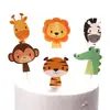Decoração de Bolo de Assar Leão Mori Selva Girassol Laranja hb Plug-in Criativo Mesa de Sobremesas Decoração de Bolo