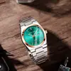 2026 Nuevo Elegante y de Alta Gama Hebilla Negocios Casual Dual Calendario Luminoso Reloj de Cuarzo para Hombres