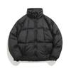 Ru-Meng Japonés Simple Color Sólido Tres a prueba Plumón de Pato Blanco para Hombres y Mujeres Invierno Nuevo Abrigo de Plumón Cálido para Pareja Chaqueta Casual