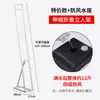Soporte de cartón pluma para fondos de boda, marco publicitario telescópico elevable de tubo cuadrado para exteriores, soporte simple para retratos.