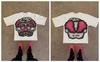 Camiseta de Hombre Blutosatire-Billdog Algodón Puro Oversize Estampado Personalizado Manga Corta Cuello Redondo Largo