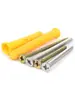 Peixe Amarelo Ultra-Pequeno Dourado Tubo de Expansão de Plástico Parafuso de Expansão Plugue de Borracha Parafuso Conjunto de Parafusos Autoatarraxantes 6 8 10 12mm