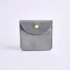 Bolsa Snap de Terciopelo de Esquina Redondeada al Mayoreo Bolsa para Joyería con Colgante de Anillo Dorado Bolsa para Joyería de Pulsera Bolsa para Almacenamiento de Joyería
