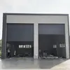 Liga de Alumínio Cinza Casa Garagem Porta Fabricante Personalizada Elétrica Porta de Rolo à Prova de Vento Silenciosa Porta de Rolo Espessada