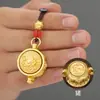 Llavero de Latón con los Doce Signos del Zodiaco, Colgante Atractor de Fortuna, Llavero Tejido a Mano para Coche