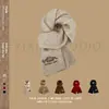 Bufanda de Lana de Nuevo Estilo Coreano para Invierno, Color Sólido, Tejido Bordado de Alta Gama, Versátil, Cálido, Calentador de Cuello Cortavientos para Mujer, Protección contra el Frío