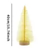 Suministros de Decoración Navideña Mini Árbol de Navidad Arreglo de Ambiente Festivo para el Hogar Árbol de Pinos de Colores Árbol de Pino Pequeño Artificial