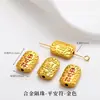 Colgante Tradicional Chapado en Oro para el Festival del Bote del Dragón Adorno de Goteo de Aceite Accesorios de Joyería Hechos a Mano DIY Adornos para Pulseras Cuentas Espaciadoras Chapadas en Oro Venta al por Mayor