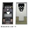 Barra para colgar ropa de armario silenciosa antideslizante de aleación de aluminio engrosado, tubo para ropa, barra para secar ropa, base de brida de esquina, soporte para poste de ropa