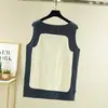 Chaleco Térmico Sin Costuras para Hombre Doble Cara de Terciopelo Engrosado Calentador Ropa Interior Nueva de Invierno Sin Mangas Cuello Redondo