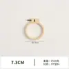 Ajustable de Fábrica Plástico Imitación Bambú Bordado Elástico Hecho a Mano DIY Herramienta de Punto de Cruz Aro de Bordado Accesorios de Bordado Elástico