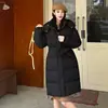 Nuevo Abrigo de Algodón con Capucha Invierno 2026, Moderno y Versátil con Cinturón, Sencillo y Elegante, Chaqueta Casual Cálida para Mujer