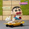 Auténtico Crayon Shin-Chan Dinámico Súper Enérgico Caja Ciega Adornos de Escritorio para Dormitorio Lindos e Interesantes Periféricos Estilo Celebridad de Internet